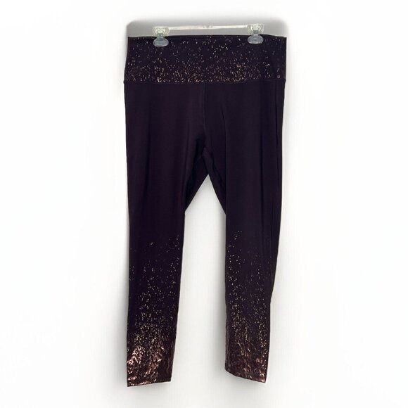 Z By Zobha Shine Legging Sz XXL Sheer Proof Coverage Yoga MSRP $89 - Picture 1 of 9